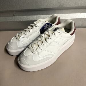 New Balance Unisex White Red CT302 Platform Casual Sneakers Shoes - US M8/W9.5